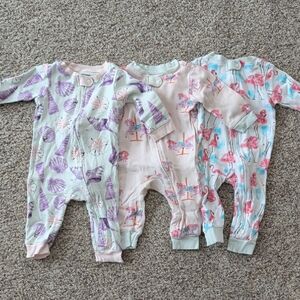 Charming Kids Footies Set - Pastel Patterns